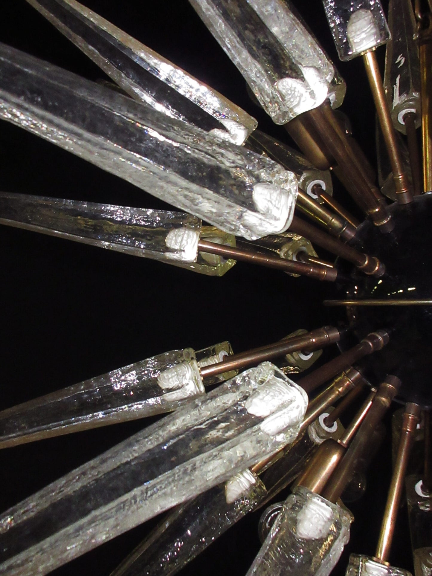 Murano Lysekrone | 51 Klare Sputnik