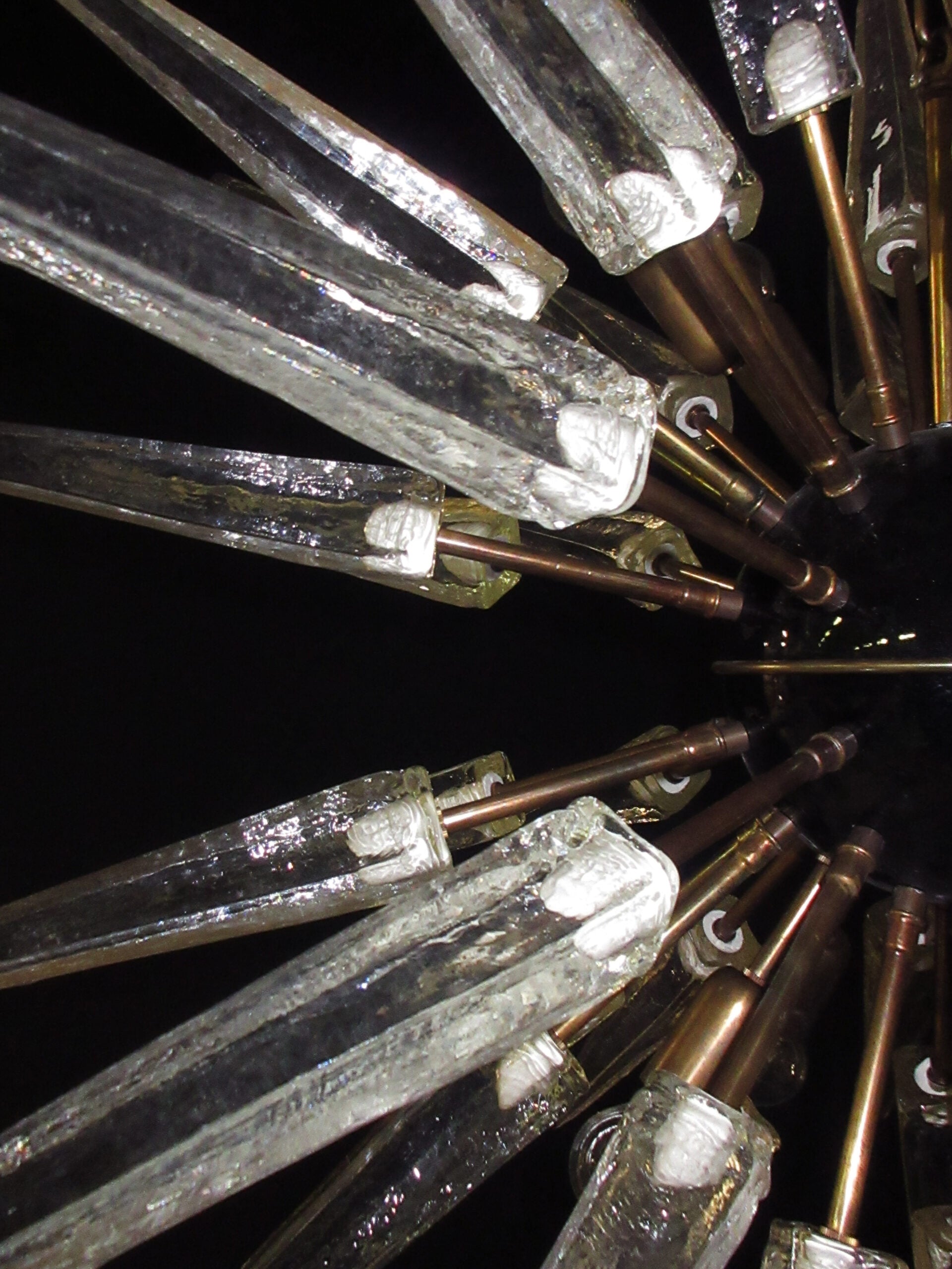 Murano Lysekrone | 51 Klare Sputnik