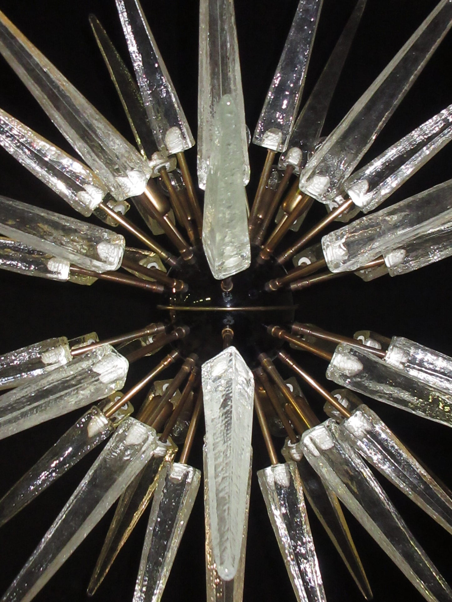 Murano Lysekrone | 51 Klare Sputnik