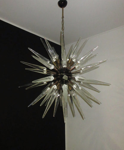 Murano Lysekrone | 51 Klare Sputnik