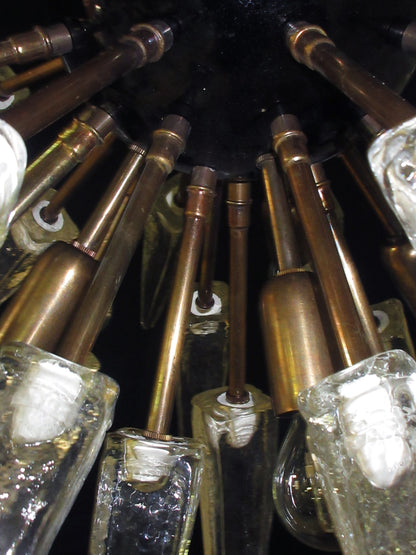 Murano Lysekrone | 51 Klare Sputnik