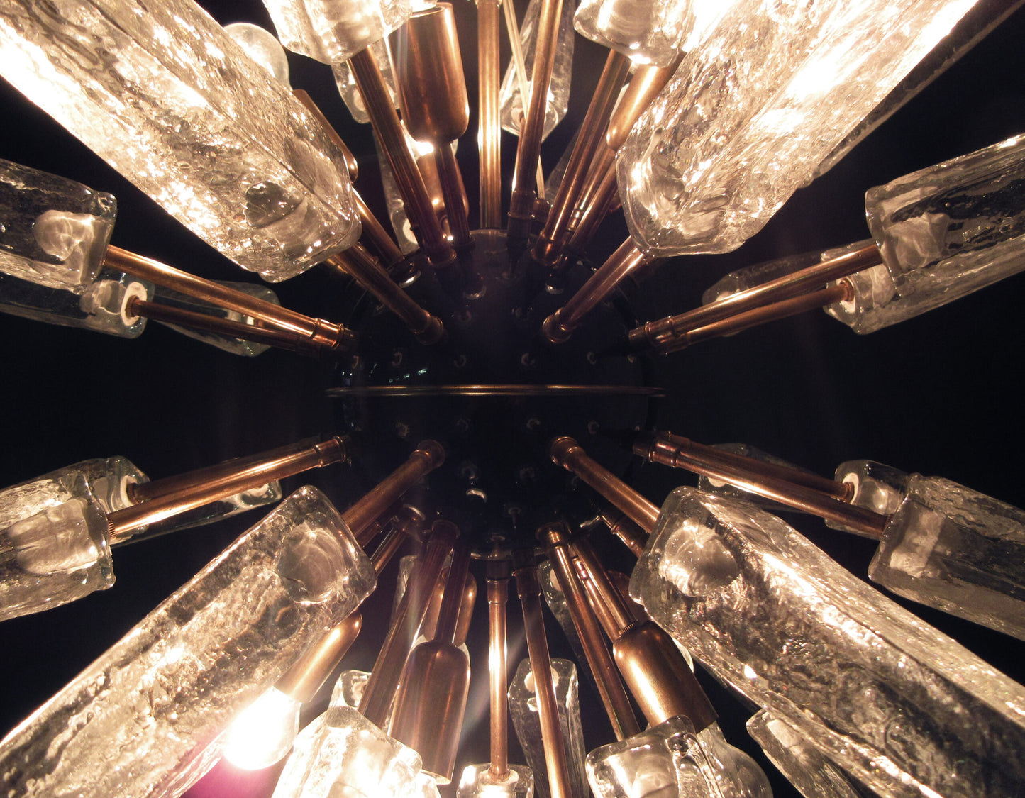 Murano Lysekrone | 51 Klare Sputnik