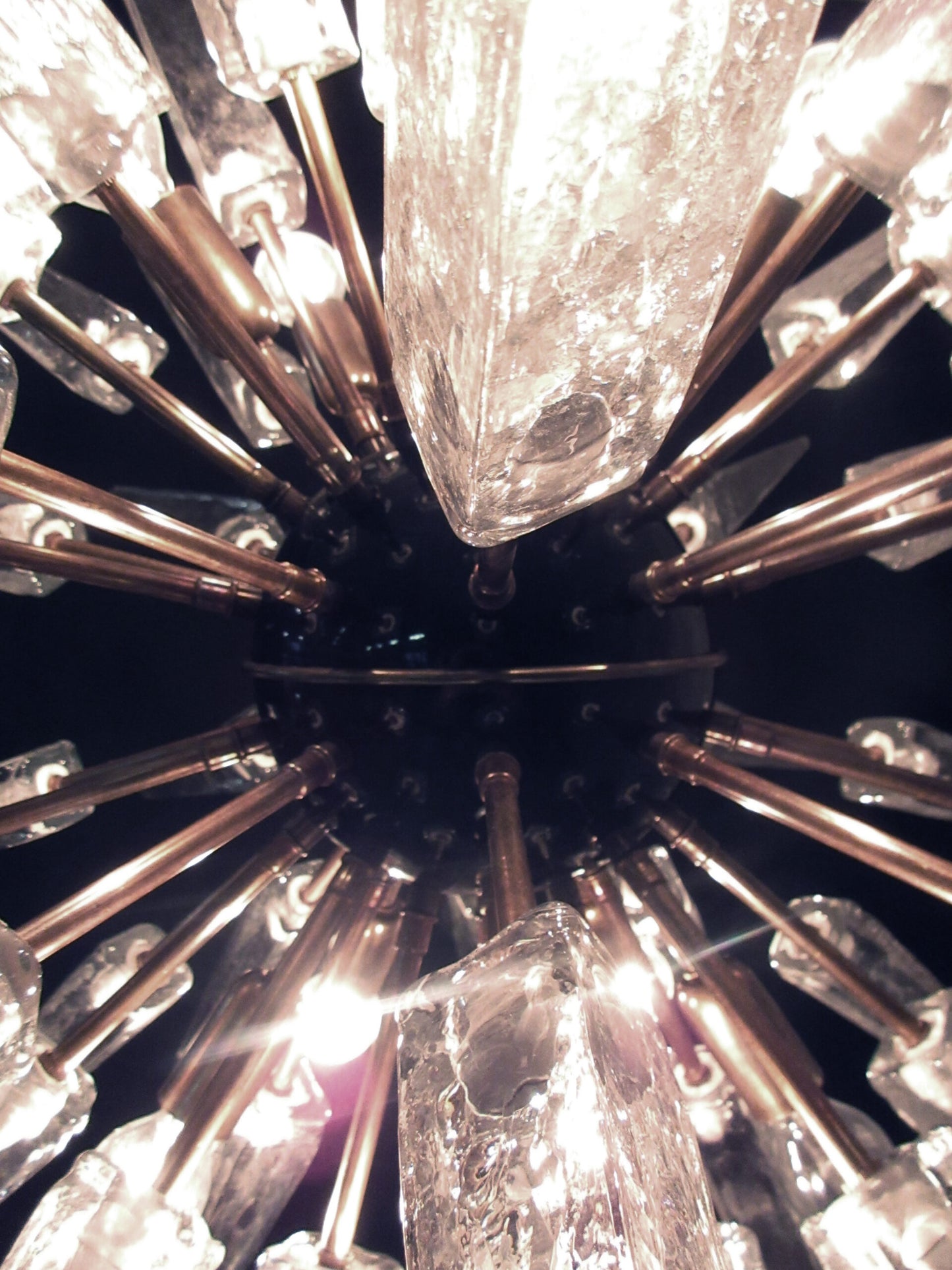 Murano Lysekrone | 51 Klare Sputnik