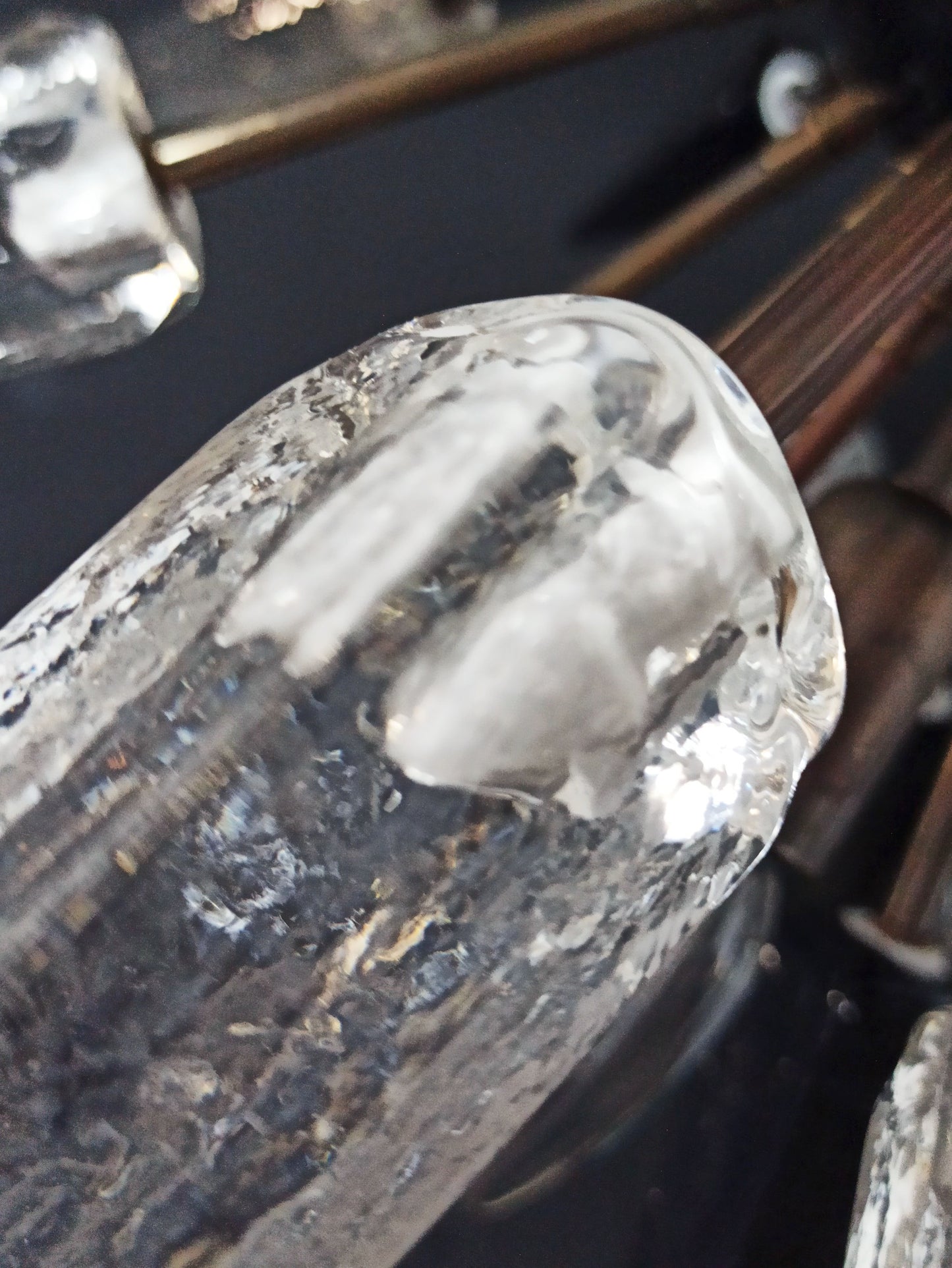 Murano Lysekrone | 51 Klare Sorte Sputnik