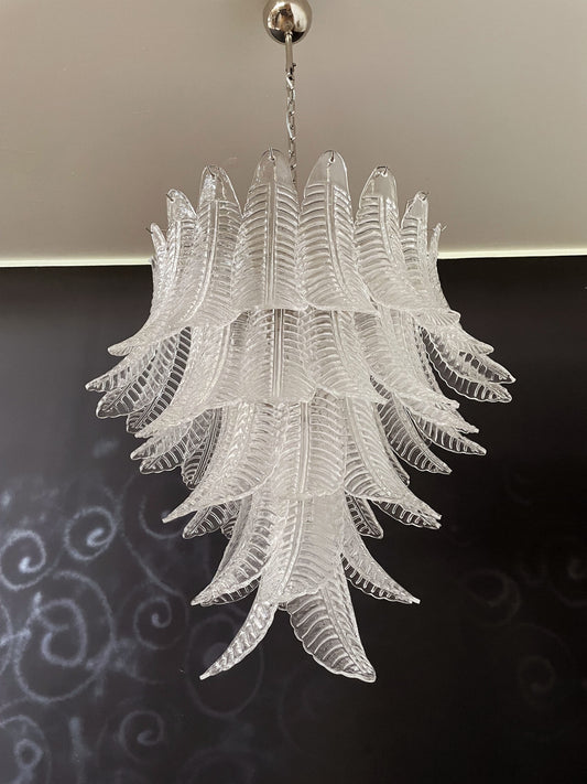 Murano Lysekrone | 52 Klare Felciglass