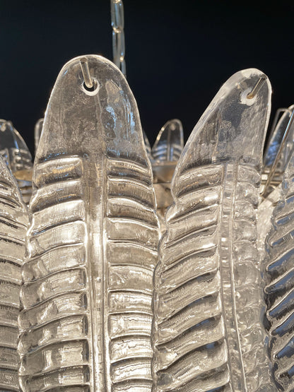 Murano Lysekrone | 52 Klare Felciglass