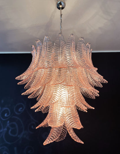 Murano Lysekrone | 52 Rosa Felciglass