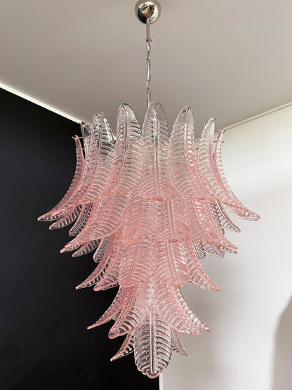 Murano Lysekrone | 52 Rosa Felciglass