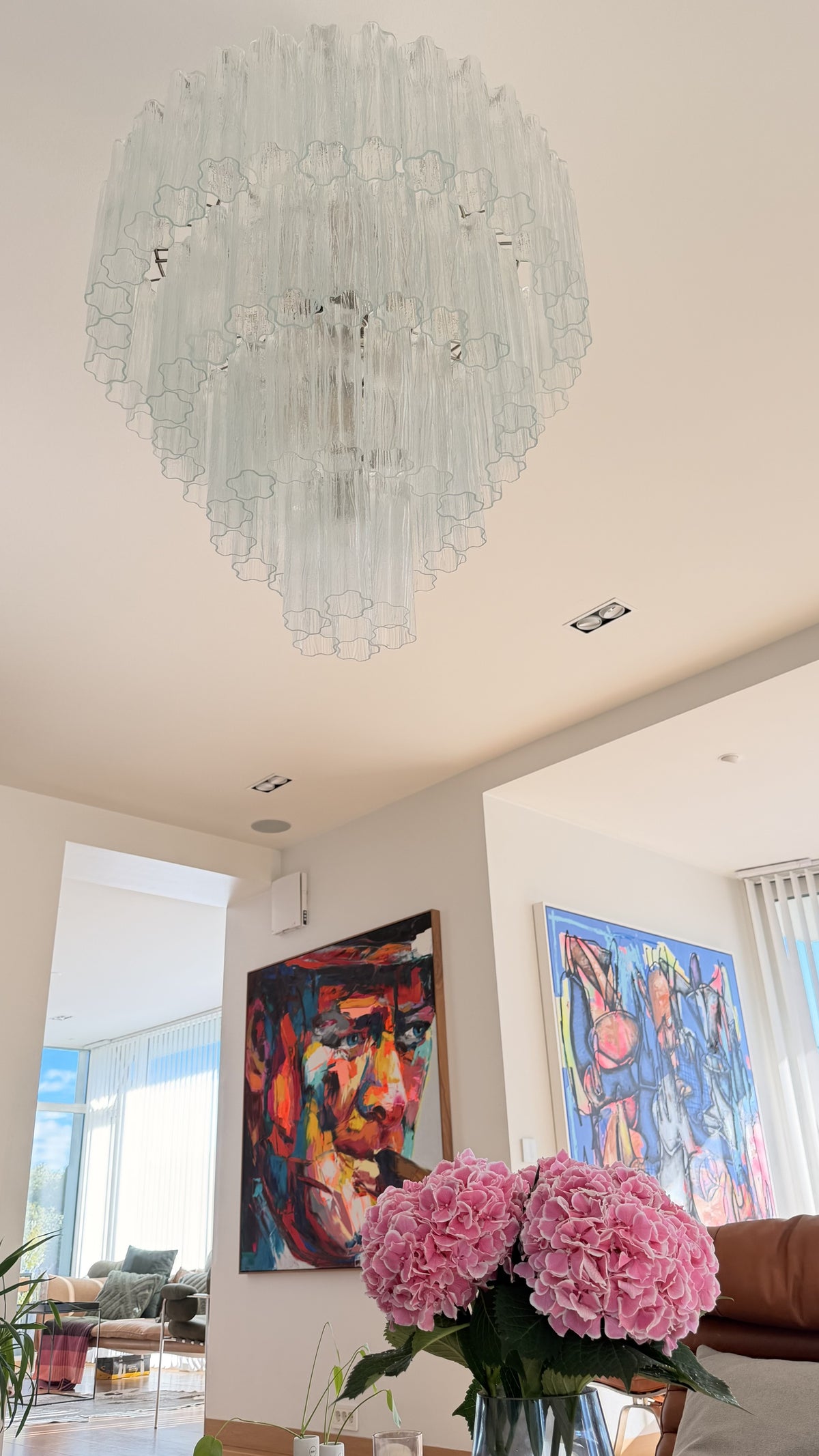 Murano Kroonluchter | 78 Helder Buisglas