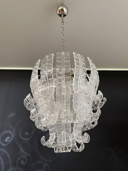 Murano Lysekrone | 41 Klare Felciglass