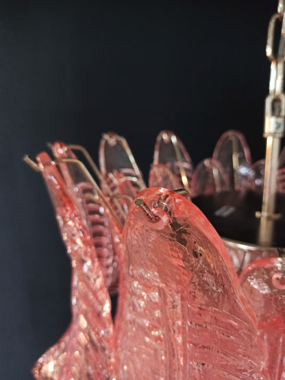 Murano Lysekrone | 36 Rosa Felciglass