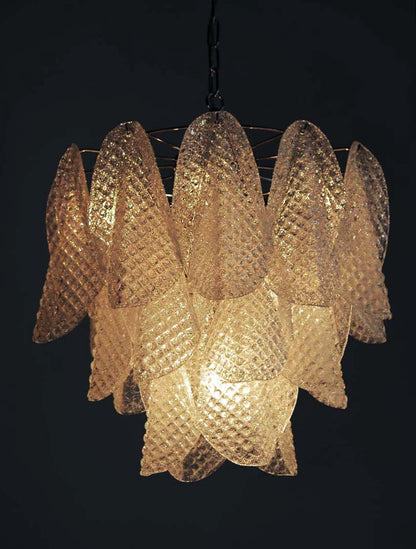 Murano Lysekrone | 23 Klare Rondiniglass