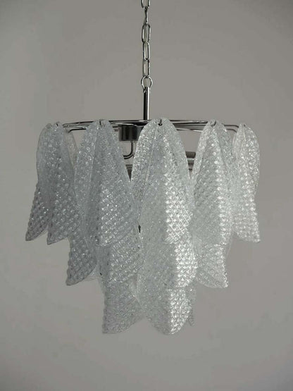 Murano Lysekrone | 23 Klare Rondiniglass