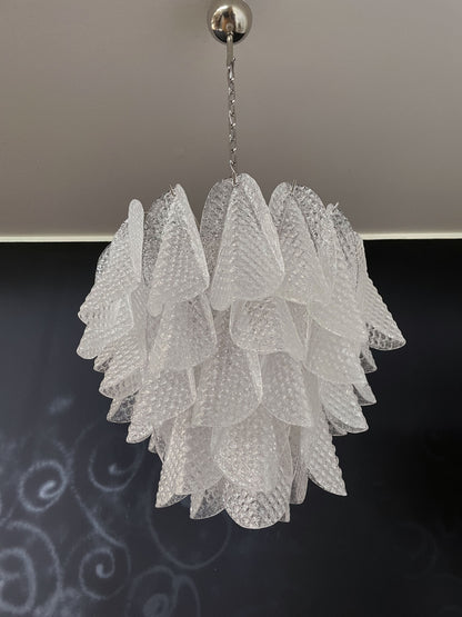 Murano Lysekrone | 41 Klare Rondiniglass