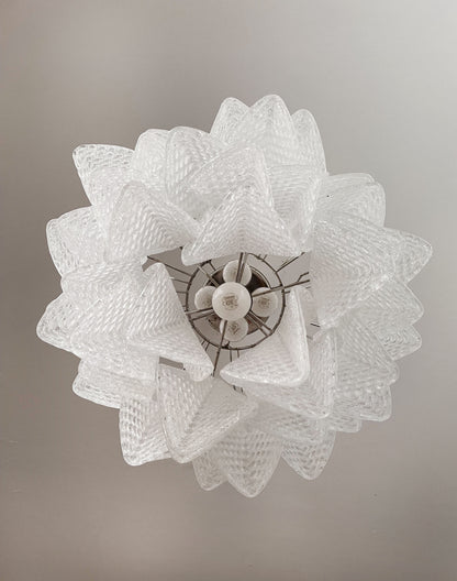 Murano Lysekrone | 41 Klare Rondiniglass