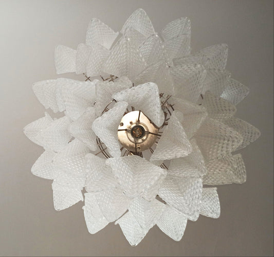 Murano Lysekrone | 57 Klare Rondiniglass