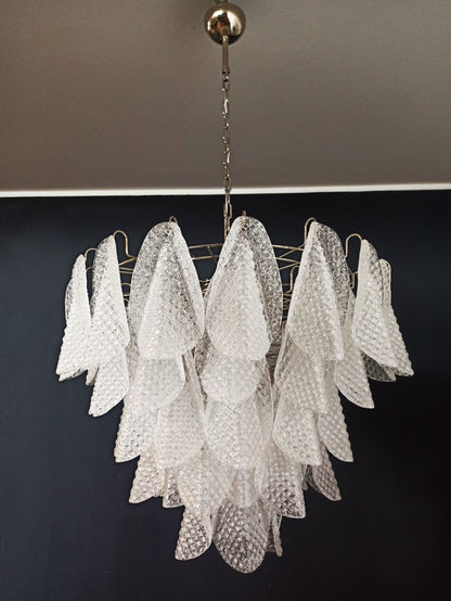 Murano Lysekrone | 57 Klare Rondiniglass