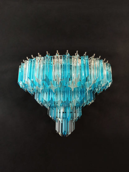 Murano Wall Lamp | 63 Clear Blue Prism Glass | 2 pcs