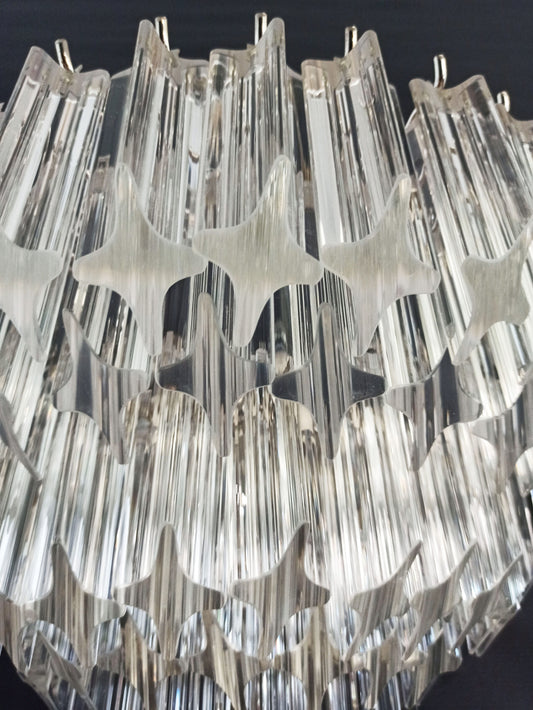 Murano Wandlamp | 63 Helder Prism Glass | 2 stuks