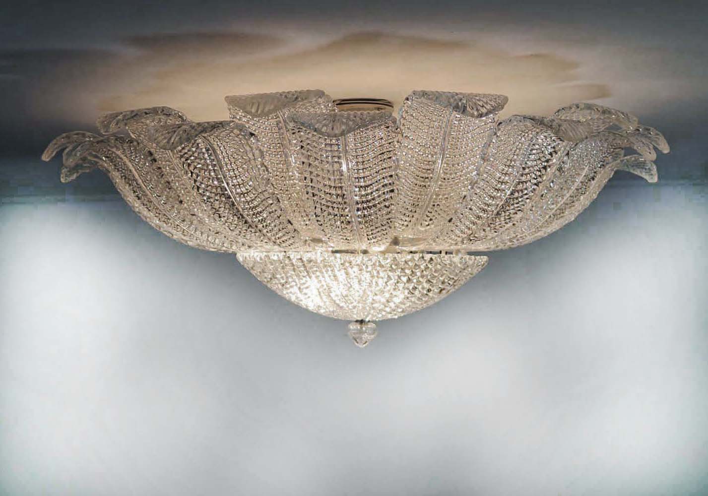 Murano Deckenleuchte – 25 Klare Barovier – Detail 3 – Murano Classics