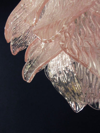 Murano Lysekrone | 38 Rosa Crostoliglass