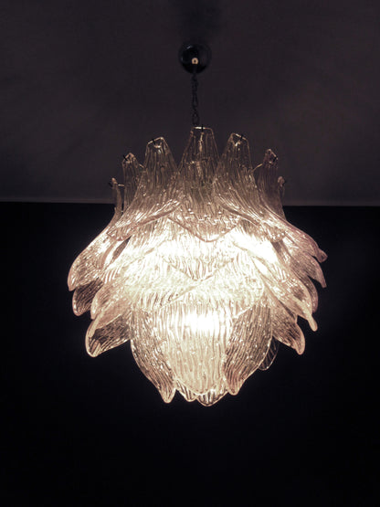 Murano Lysekrone | 38 Rosa Crostoliglass