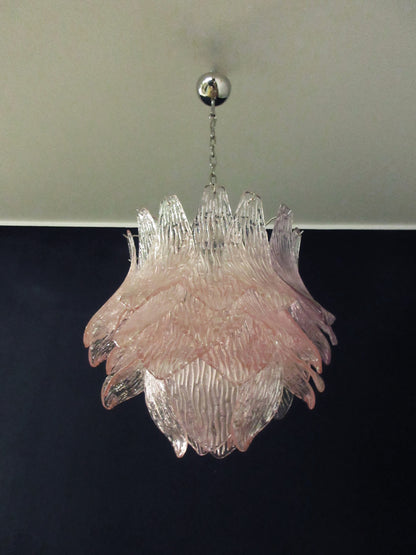 Murano Lysekrone | 38 Rosa Crostoliglass